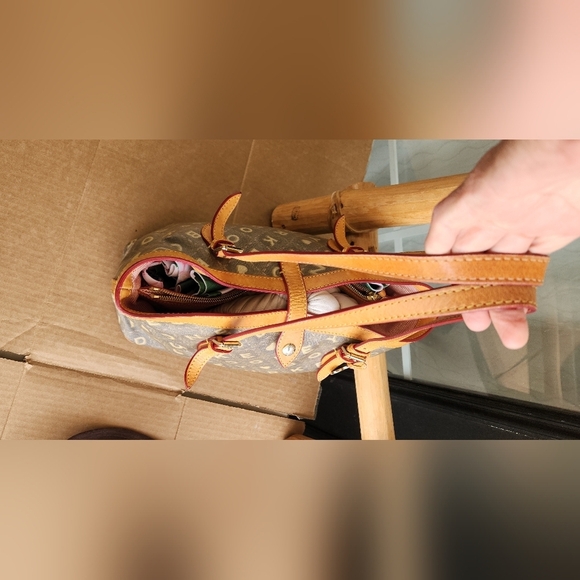 VTG Dooney & Bourke Crossword Tote Vachetta - Picture 5 of 15